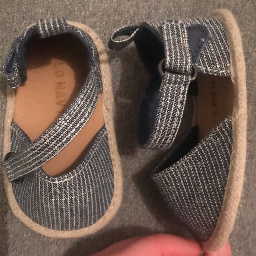 Baby shoes from old navy. Never worn. 0-3 months